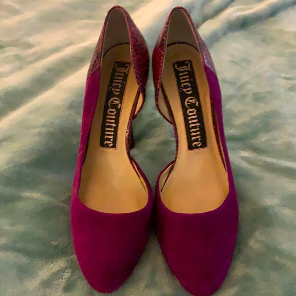 Juicy couture magenta heels 👠